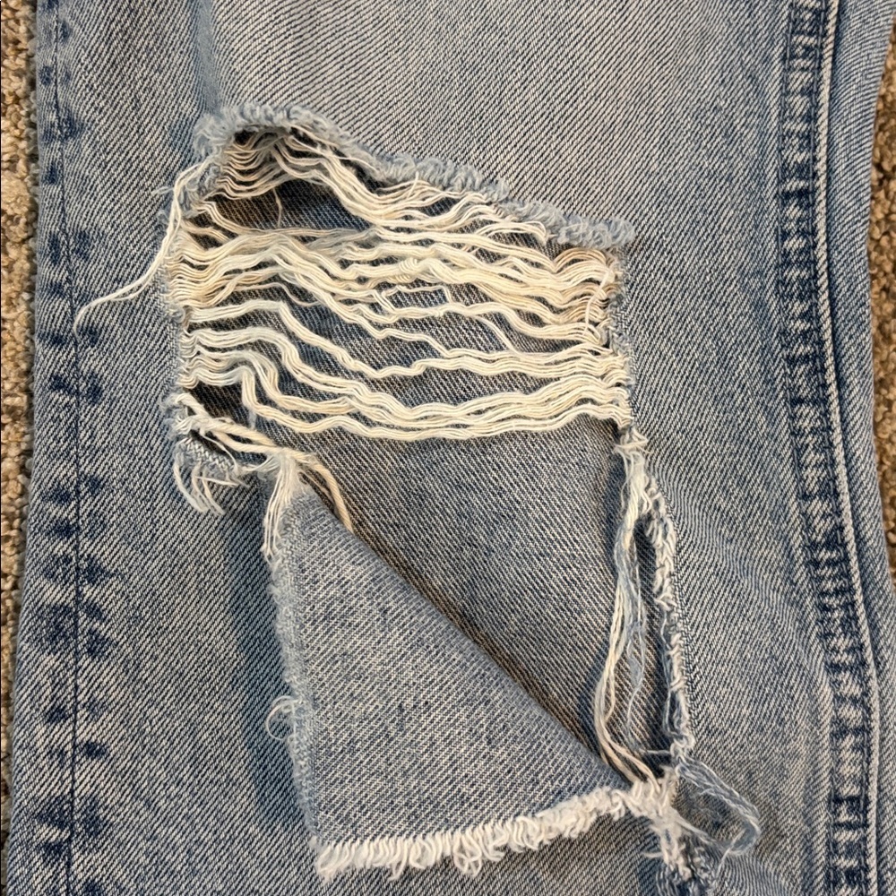 MOTHER SUPERIOR The Dazzler Ankle in Lost It Light Wash Distressed Size 30 - Picture 6 of 9